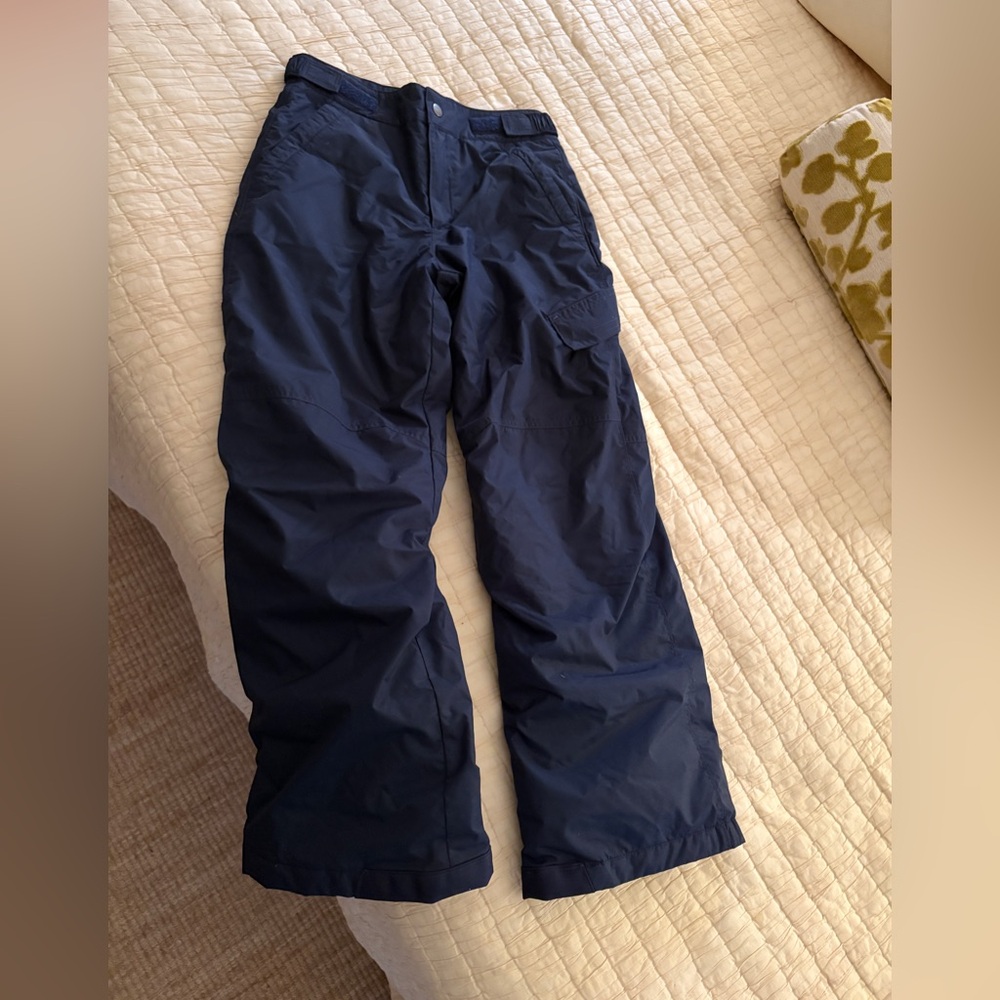 Excellent Columbia Bugaboo Kids Navy Snow Pants Boys Girls Medium 10
